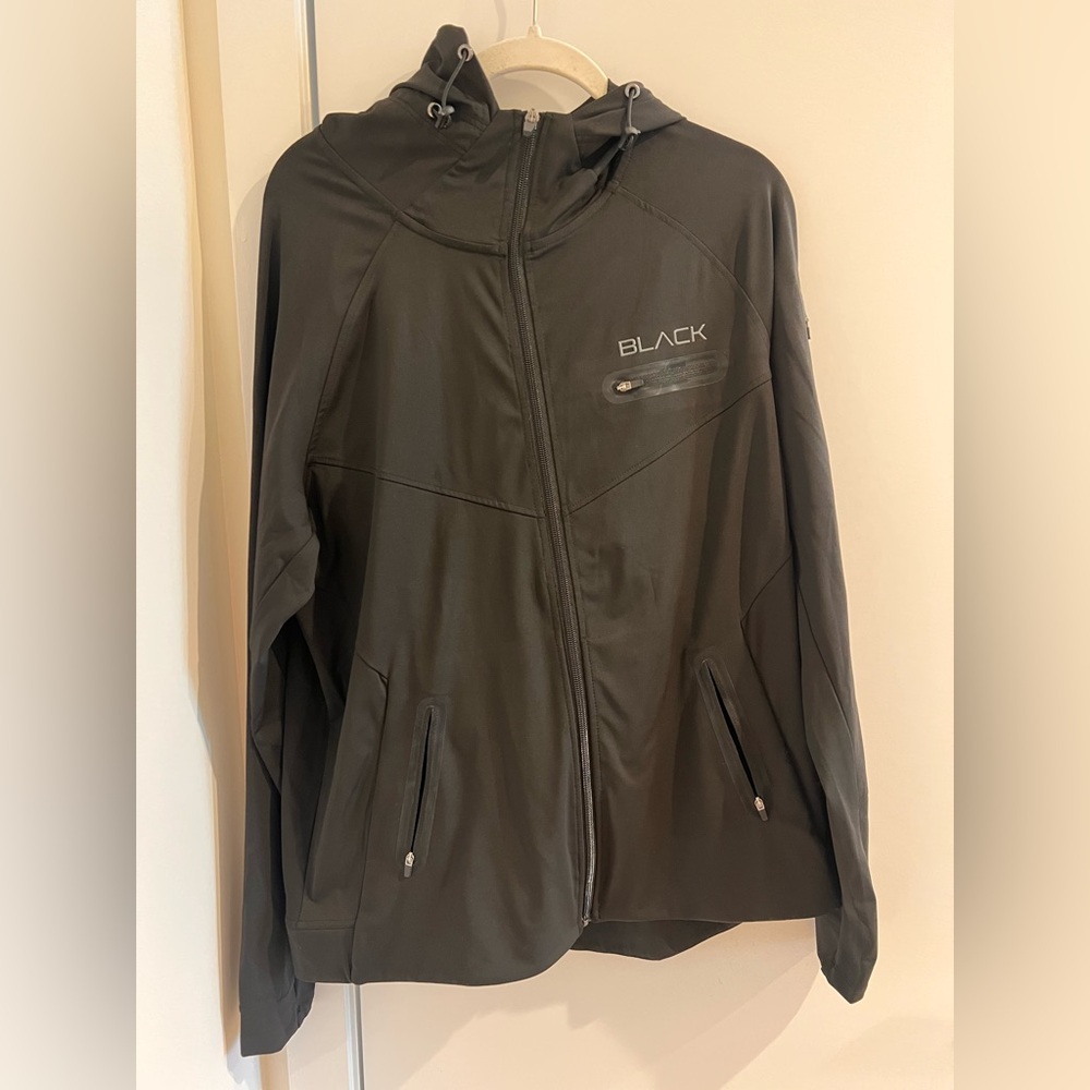 Actively Black Athleisure Performance Zip Up Hoodie and Joggers